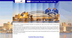 Desktop Screenshot of degreefromaustralia.com